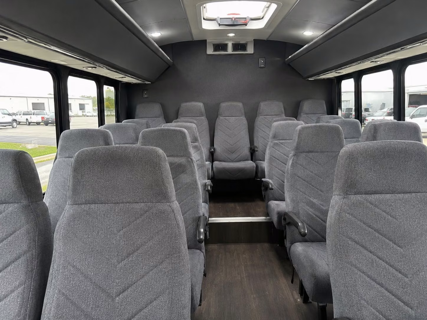 15 passenger minibus inside