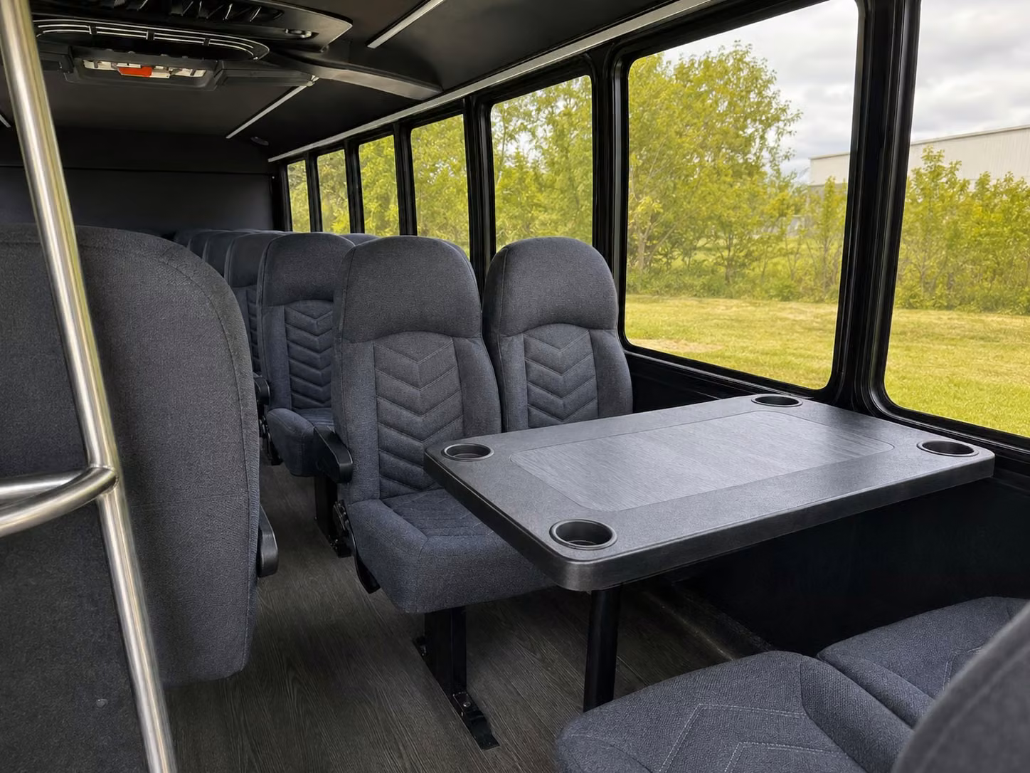 18 passenger minibus inside