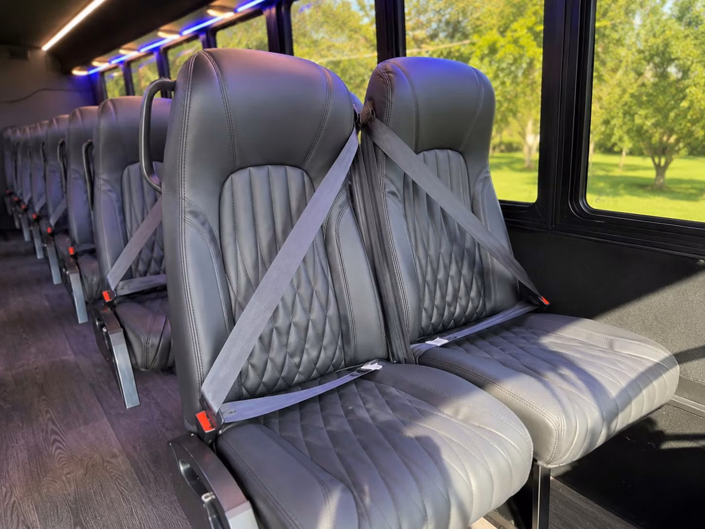 20 passenger minibus interior