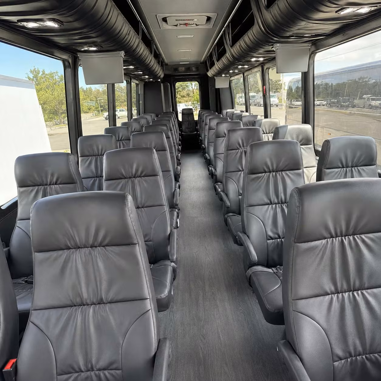 25 passenger minibus interior