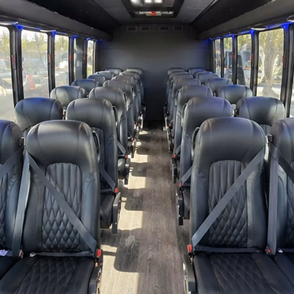 35 passenger minibus interior