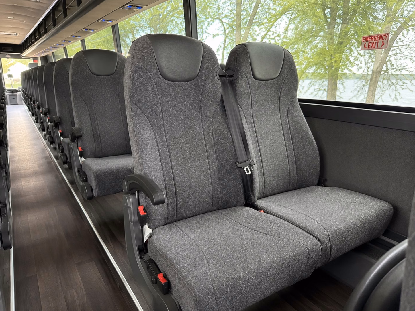 get your bridal party to the venue in style with a visalia wedding bus