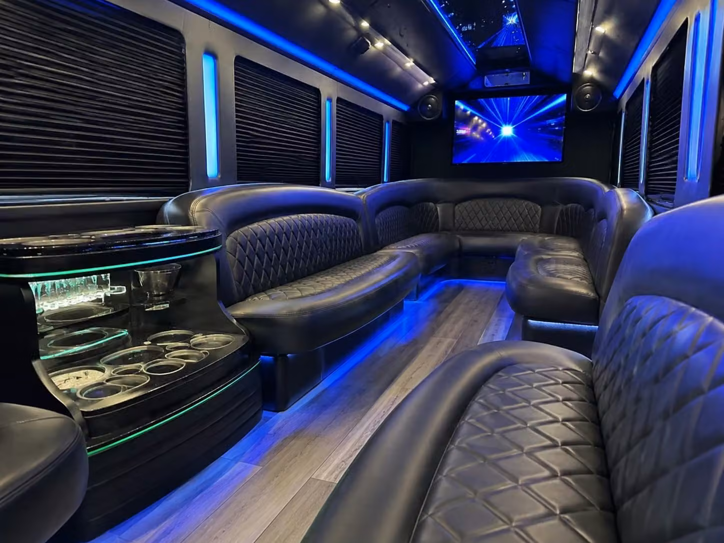 party buses for visalia prom night are loaded with the amenities your group wants